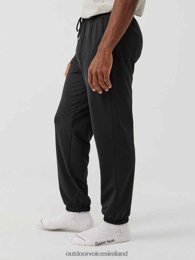 Clothing IE Outdoor Voices Men CloudKnit Relaxed Sweatpant Black HNT0ZV125