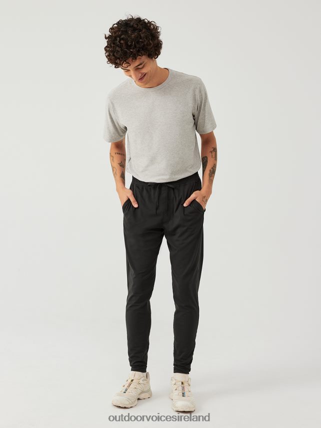 Clothing IE Outdoor Voices Men CloudKnit Slim Sweatpant Black HNT0ZV122