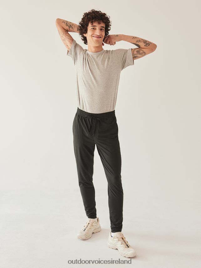 Clothing IE Outdoor Voices Men CloudKnit Slim Sweatpant Black HNT0ZV122
