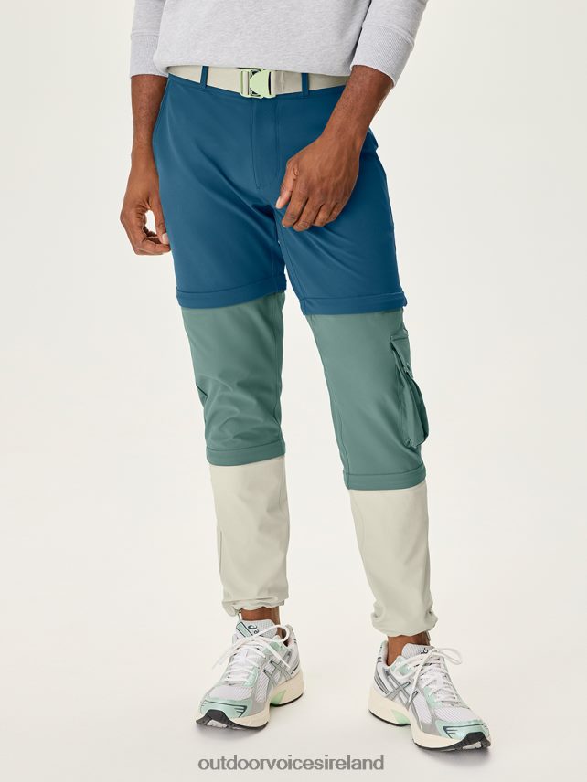 Clothing IE Outdoor Voices Men RecTrek Zip-Off Pant Atlantic/Ivy/Sea Moss HNT0ZV121