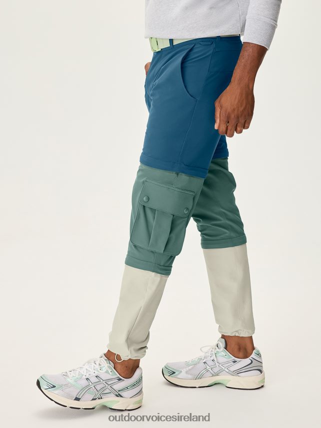 Clothing IE Outdoor Voices Men RecTrek Zip-Off Pant Atlantic/Ivy/Sea Moss HNT0ZV121