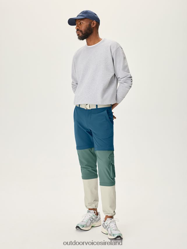Clothing IE Outdoor Voices Men RecTrek Zip-Off Pant Atlantic/Ivy/Sea Moss HNT0ZV121