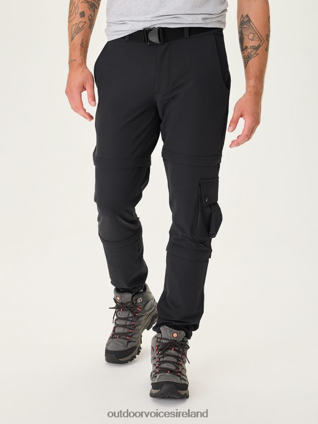 Clothing IE Outdoor Voices Men RecTrek Zip-Off Pant Black HNT0ZV119
