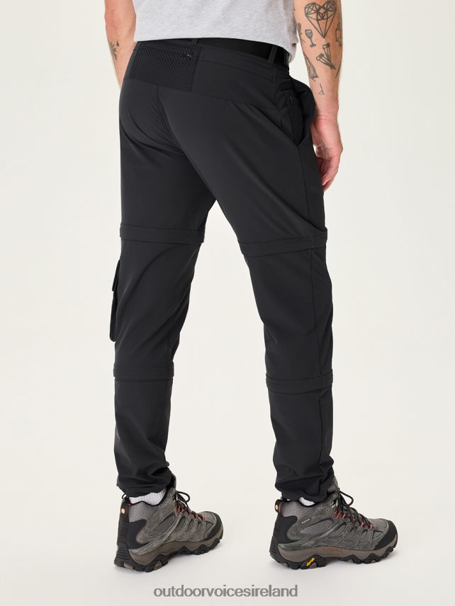 Clothing IE Outdoor Voices Men RecTrek Zip-Off Pant Black HNT0ZV119
