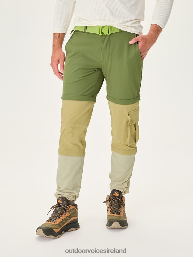 Clothing IE Outdoor Voices Men RecTrek Zip-Off Pant Olive Branch/Khaki/Enoki HNT0ZV120