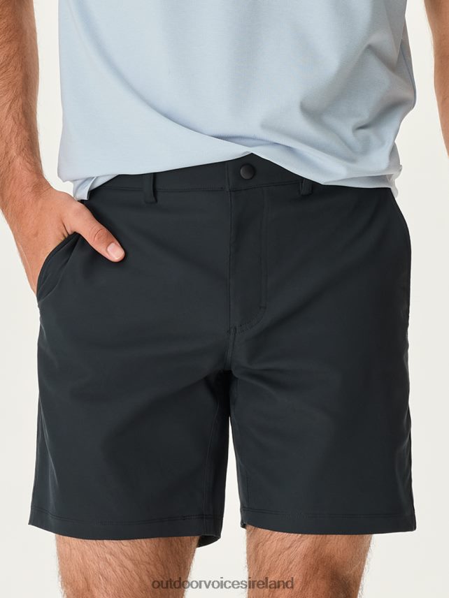 Clothing IE Outdoor Voices Men TechTwill Birdie 7" Short Black HNT0ZV140