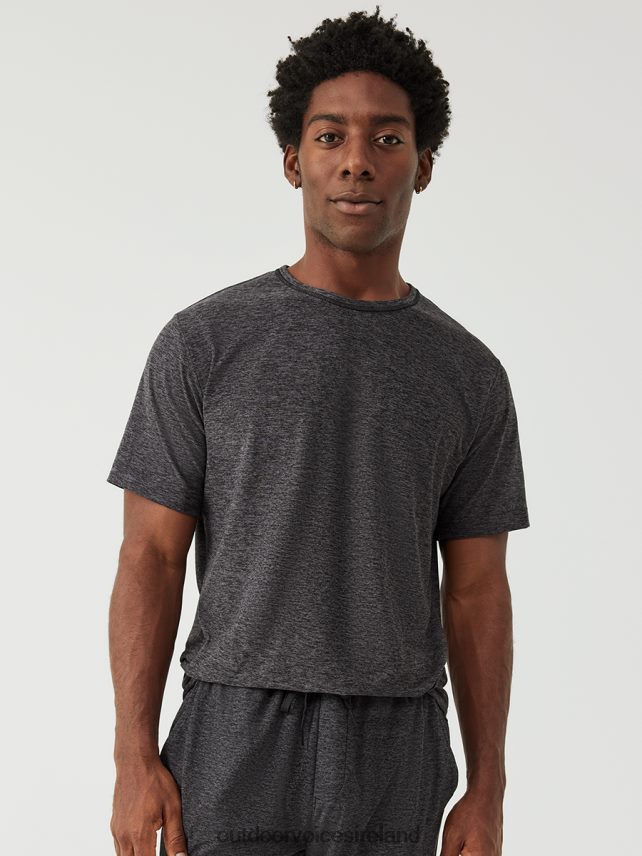 Clothing IE Outdoor Voices Men CloudKnit Heavyweight Shortsleeve Charcoal HNT0ZV166