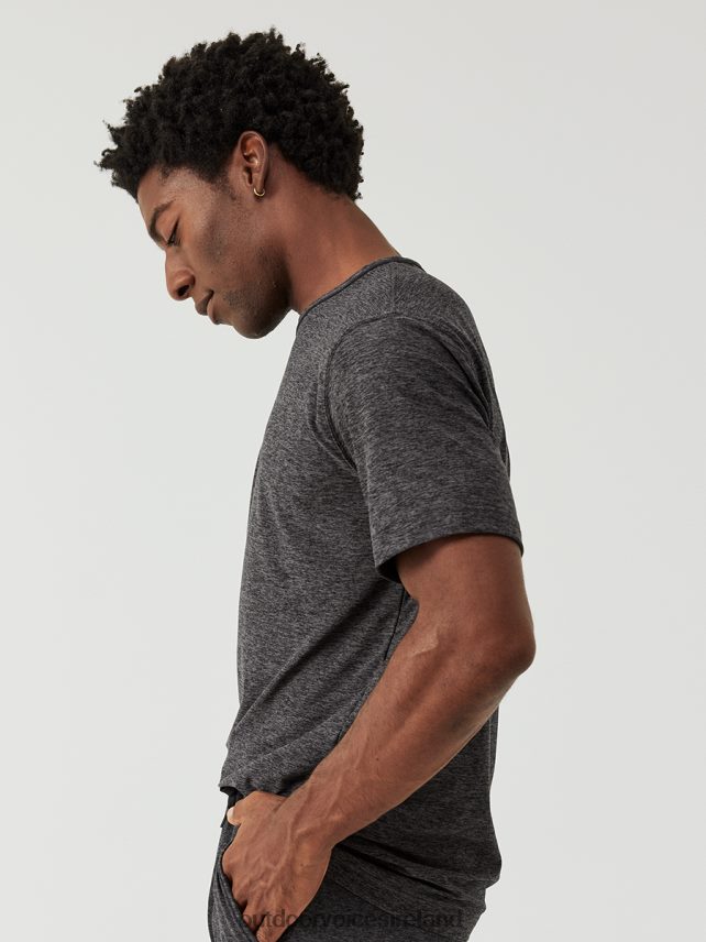 Clothing IE Outdoor Voices Men CloudKnit Heavyweight Shortsleeve Charcoal HNT0ZV166