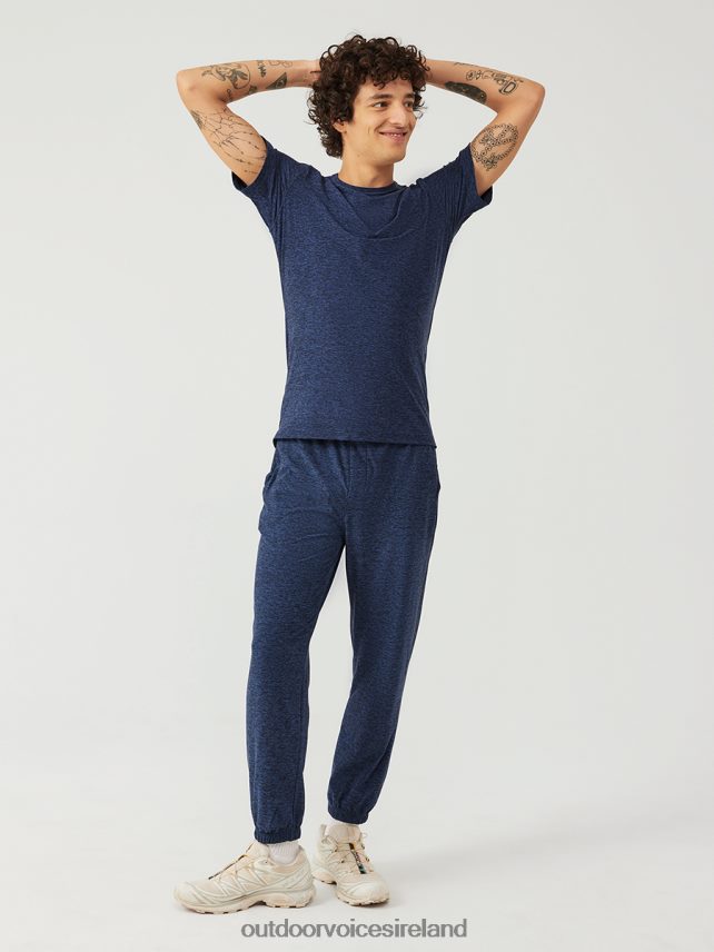 Clothing IE Outdoor Voices Men CloudKnit Heavyweight Shortsleeve Navy HNT0ZV167