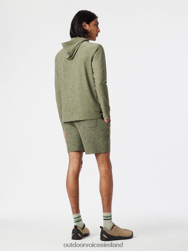 Clothing IE Outdoor Voices Men CloudKnit Hoodie Tea Tree HNT0ZV177