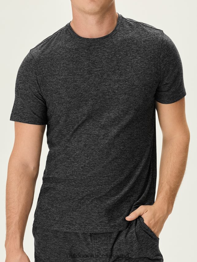 Clothing IE Outdoor Voices Men CloudKnit Shortsleeve Charcoal HNT0ZV163