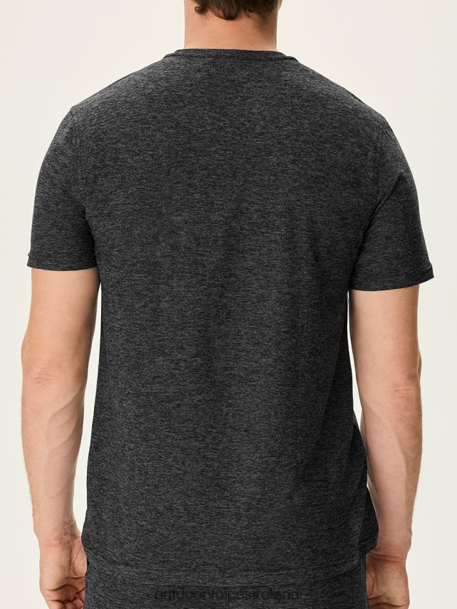 Clothing IE Outdoor Voices Men CloudKnit Shortsleeve Charcoal HNT0ZV163