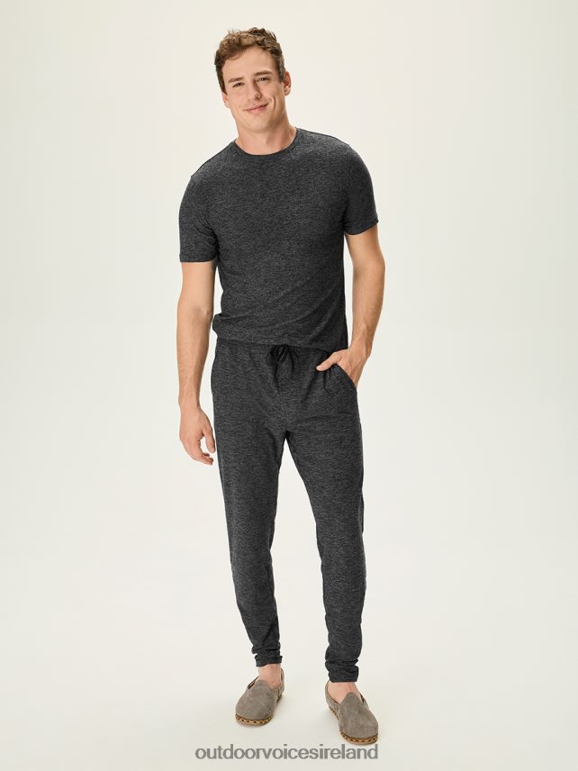 Clothing IE Outdoor Voices Men CloudKnit Shortsleeve Charcoal HNT0ZV163