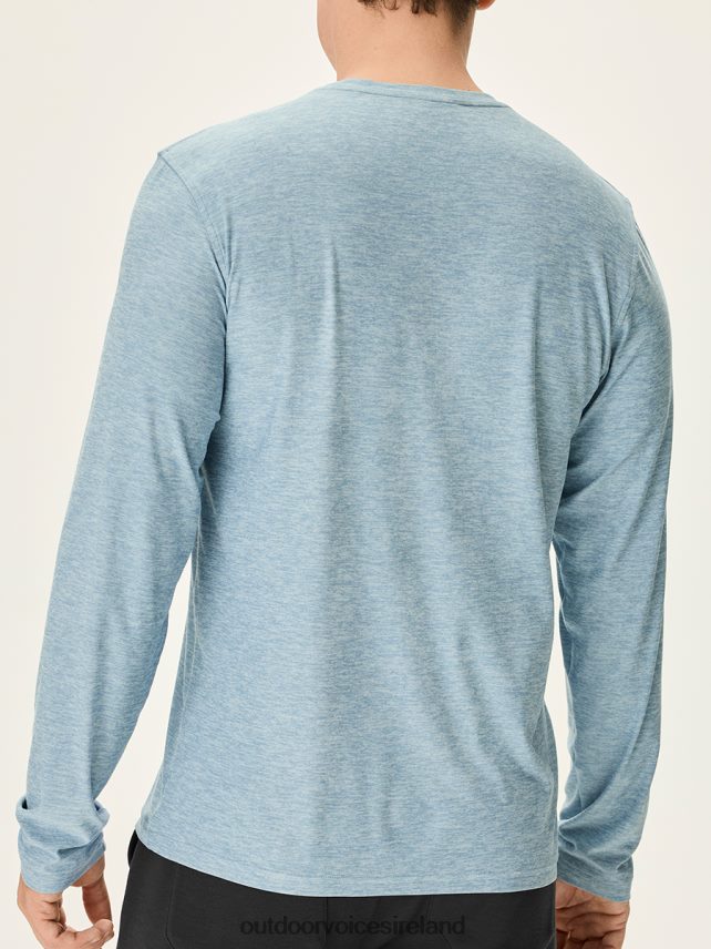 Clothing IE Outdoor Voices Men Cloudknit Longsleeve Faded Sky HNT0ZV149