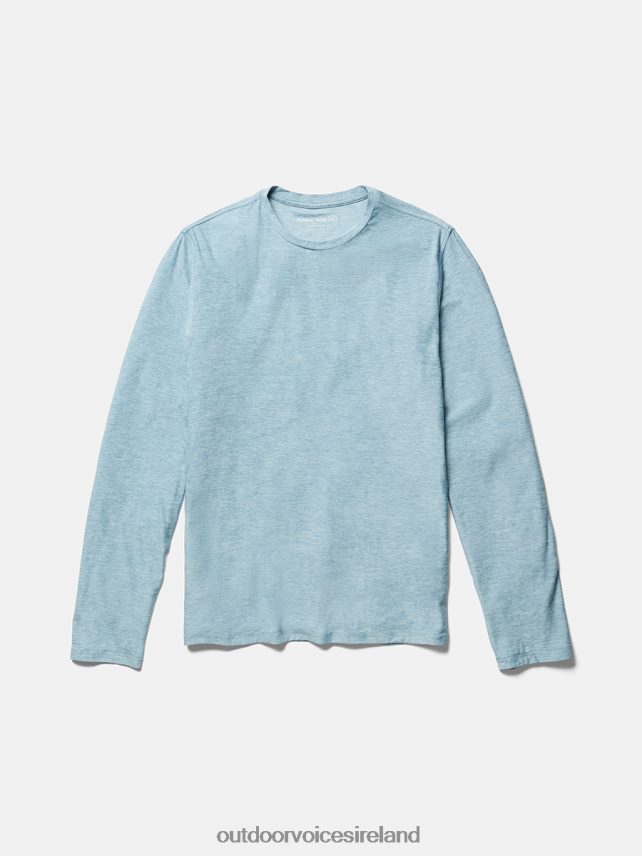 Clothing IE Outdoor Voices Men Cloudknit Longsleeve Faded Sky HNT0ZV149