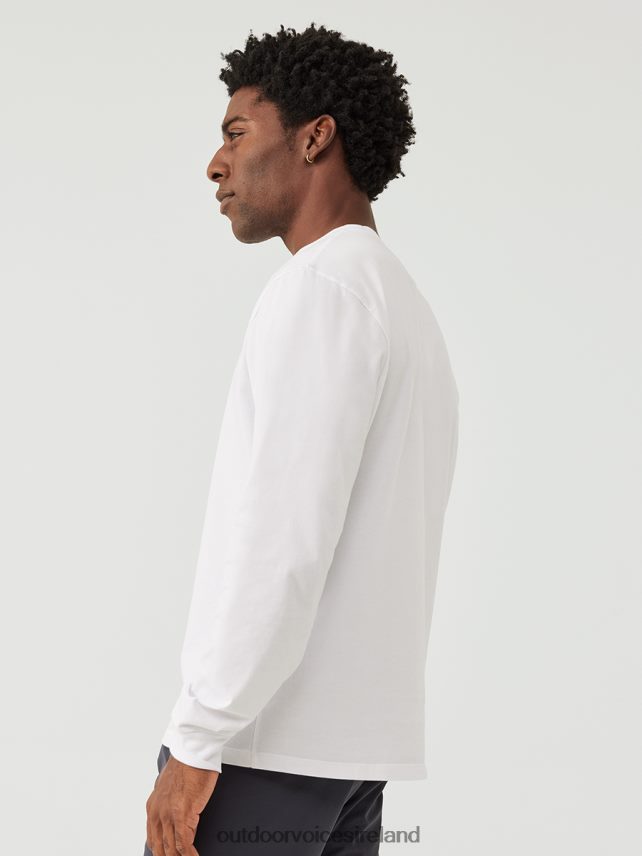 Clothing IE Outdoor Voices Men Everyday Classic Longsleeve White HNT0ZV156