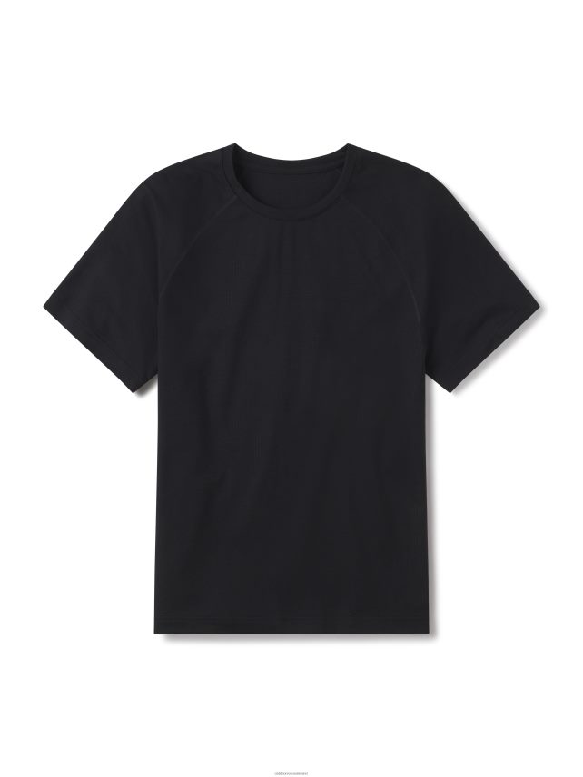 Clothing IE Outdoor Voices Men ThinkFast Mesh Shortsleeve Black HNT0ZV169
