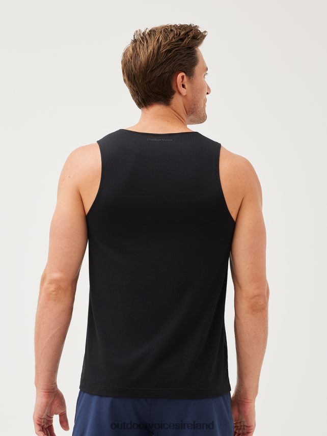 Clothing IE Outdoor Voices Men ThinkFast Mesh Tank Black HNT0ZV171