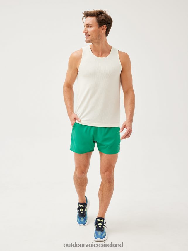 Clothing IE Outdoor Voices Men ThinkFast Mesh Tank Milk Stone HNT0ZV170