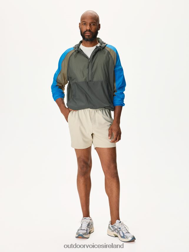 Clothing IE Outdoor Voices Men Windbreaker Jacket Tea Tree/Elmwood/Seaside HNT0ZV183