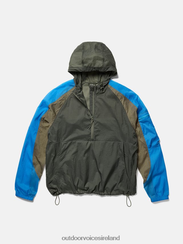 Clothing IE Outdoor Voices Men Windbreaker Jacket Tea Tree/Elmwood/Seaside HNT0ZV183