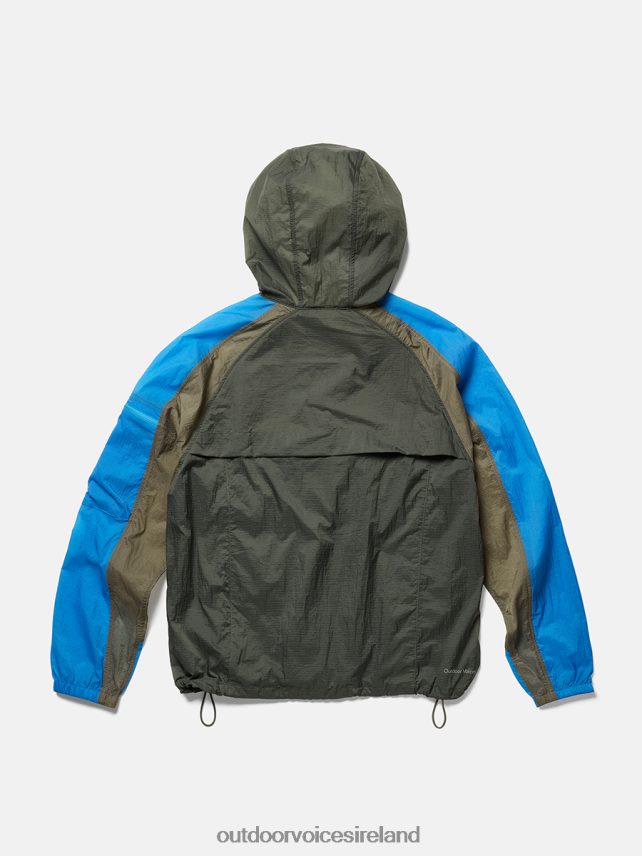 Clothing IE Outdoor Voices Men Windbreaker Jacket Tea Tree/Elmwood/Seaside HNT0ZV183