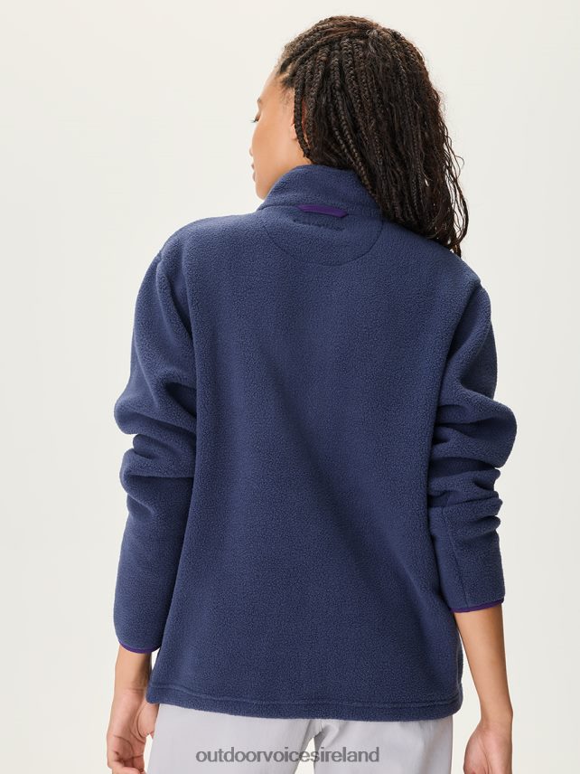 Clothing IE Outdoor Voices Unisex PrimoFleece Full Zip Dark Sky HNT0ZV178