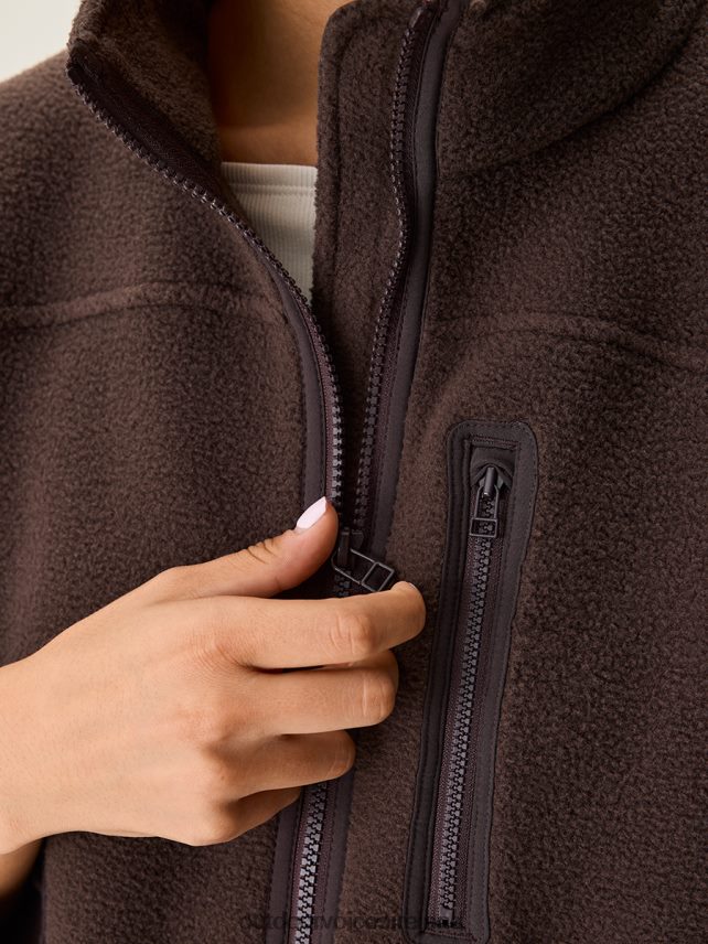 Clothing IE Outdoor Voices Unisex PrimoFleece Full Zip Earth HNT0ZV179
