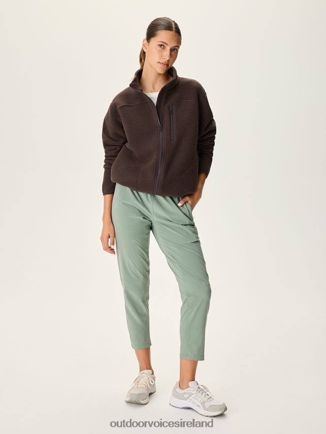 Clothing IE Outdoor Voices Unisex PrimoFleece Full Zip Earth HNT0ZV179