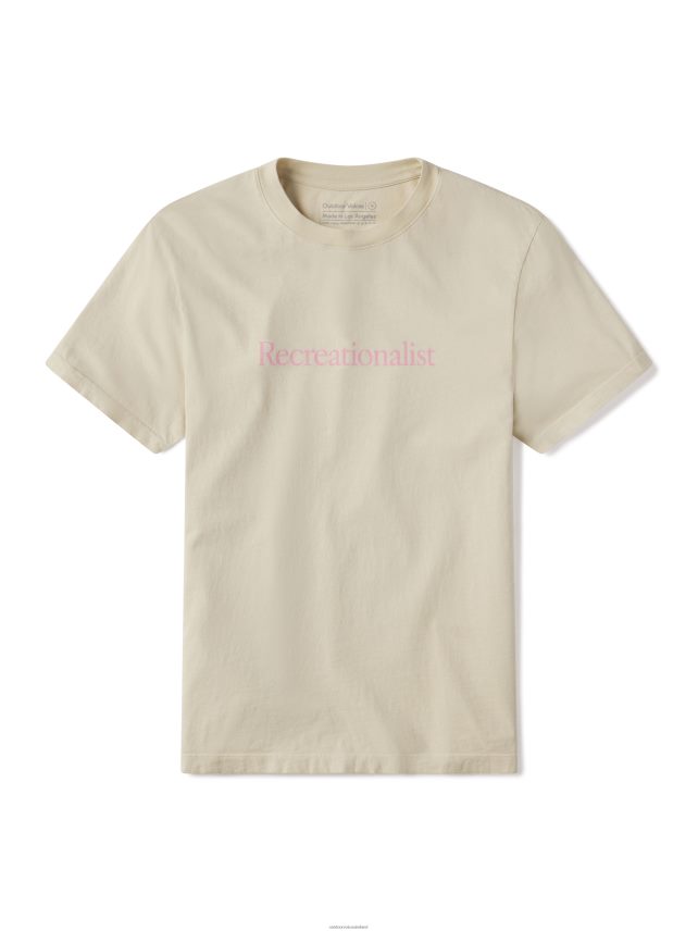 Clothing IE Outdoor Voices Unisex Recreationalist Graphic Shortsleeve Eggshell HNT0ZV160