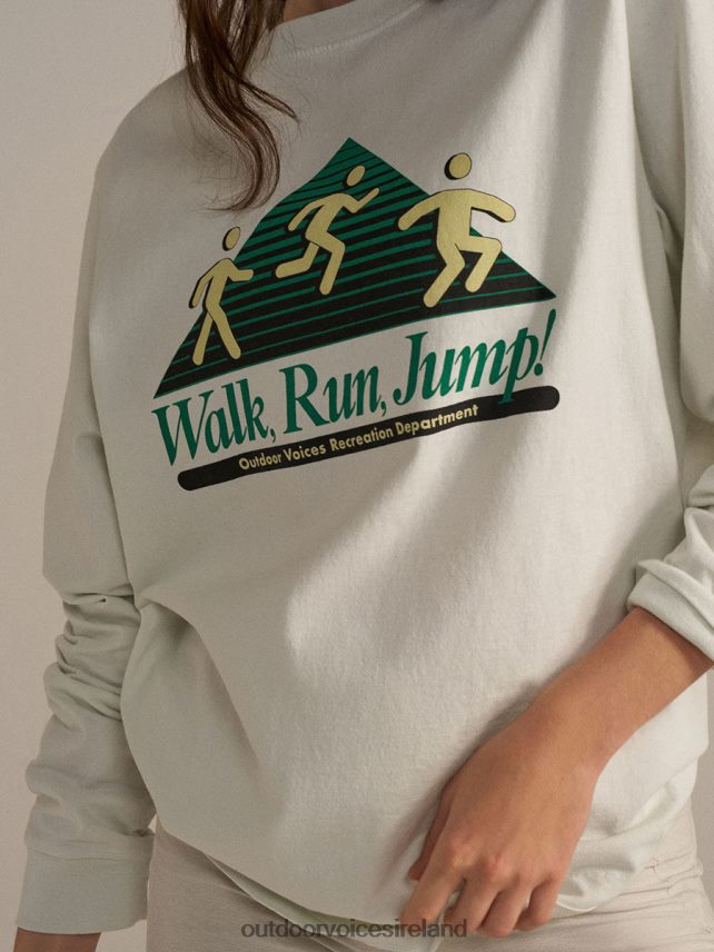 Clothing IE Outdoor Voices Unisex Walk, Run, Jump Graphic Longsleeve Atmospheric HNT0ZV58