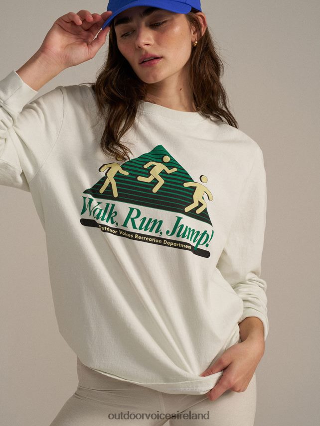 Clothing IE Outdoor Voices Unisex Walk, Run, Jump Graphic Longsleeve Atmospheric HNT0ZV58