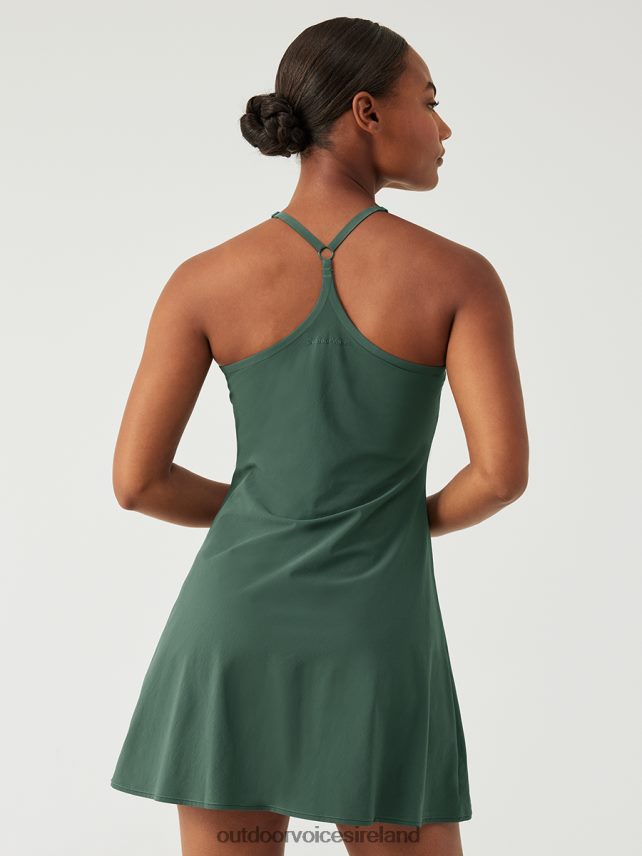 Clothing IE Outdoor Voices Women The Exercise Dress Evergreen HNT0ZV3