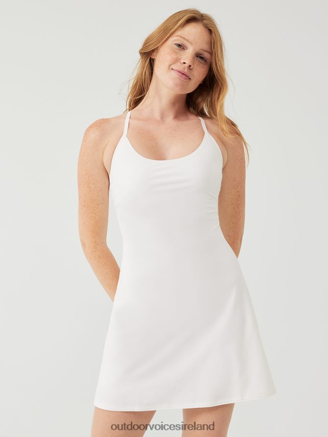 Clothing IE Outdoor Voices Women The Exercise Dress White HNT0ZV4