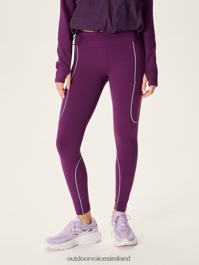 Clothing IE Outdoor Voices Women FrostKnit 7/8 Legging Beet Juice HNT0ZV100