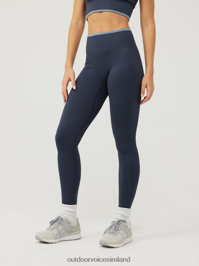 Clothing IE Outdoor Voices Women SeamlessRib 7/8 Legging Navy HNT0ZV104
