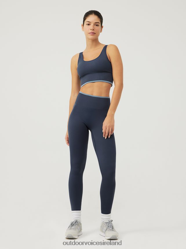 Clothing IE Outdoor Voices Women SeamlessRib 7/8 Legging Navy HNT0ZV104