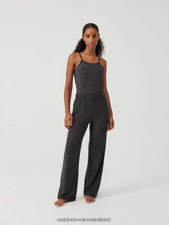 Clothing IE Outdoor Voices Women CloudKnit Wide Leg Pant Charcoal HNT0ZV25