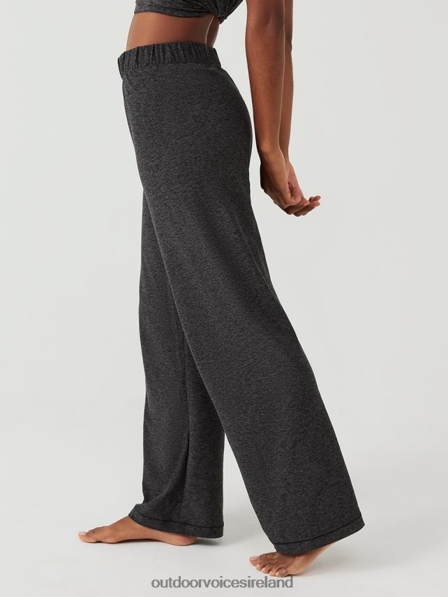 Clothing IE Outdoor Voices Women CloudKnit Wide Leg Pant Charcoal HNT0ZV25