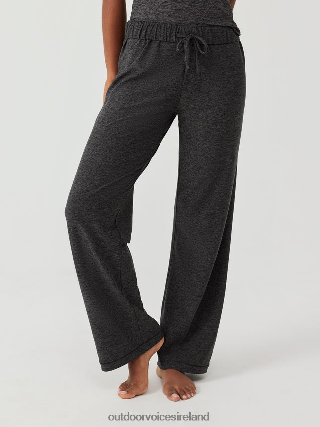 Clothing IE Outdoor Voices Women CloudKnit Wide Leg Pant Charcoal HNT0ZV25