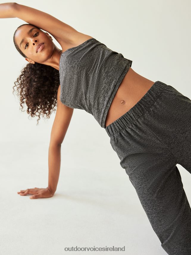 Clothing IE Outdoor Voices Women CloudKnit Wide Leg Pant Charcoal HNT0ZV25
