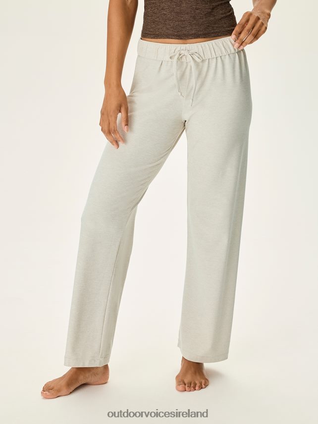 Clothing IE Outdoor Voices Women CloudKnit Wide Leg Pant Oatmeal HNT0ZV27