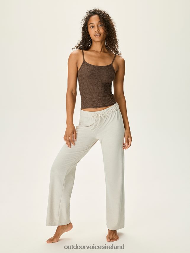 Clothing IE Outdoor Voices Women CloudKnit Wide Leg Pant Oatmeal HNT0ZV27