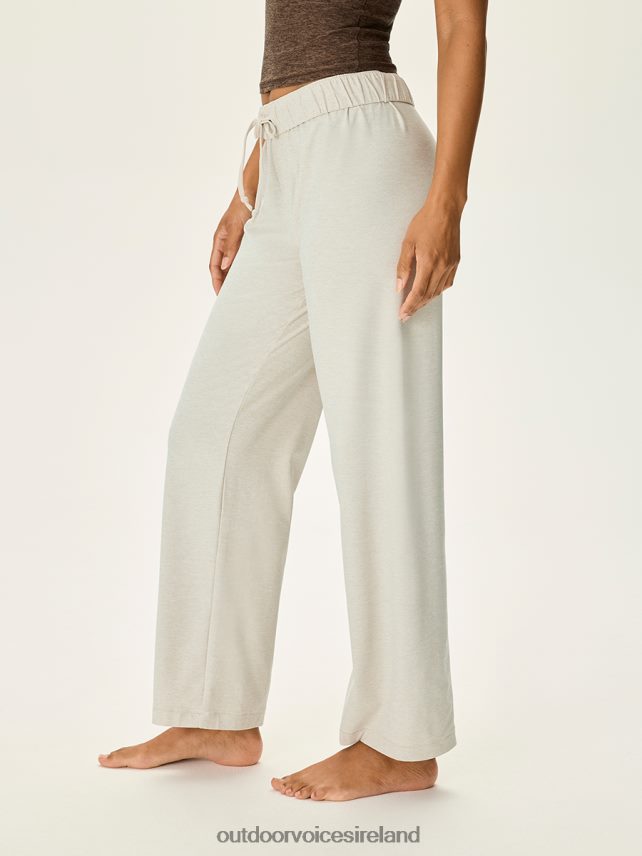 Clothing IE Outdoor Voices Women CloudKnit Wide Leg Pant Oatmeal HNT0ZV27