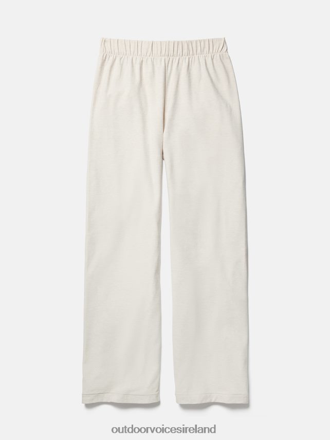 Clothing IE Outdoor Voices Women CloudKnit Wide Leg Pant Oatmeal HNT0ZV27