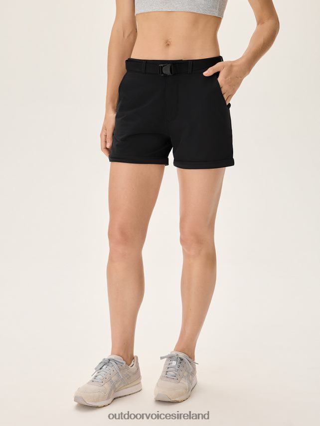 Clothing IE Outdoor Voices Women RecTrek Zip-Off Pant Black HNT0ZV14
