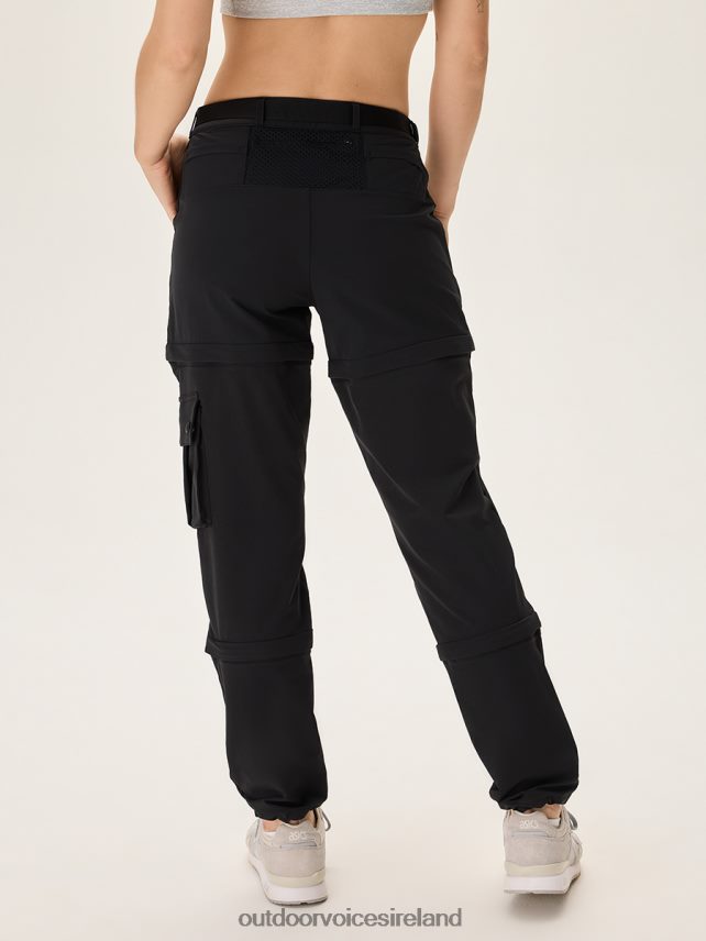 Clothing IE Outdoor Voices Women RecTrek Zip-Off Pant Black HNT0ZV14