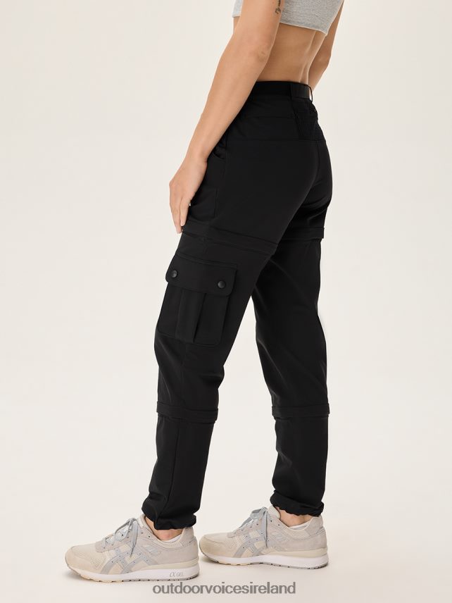 Clothing IE Outdoor Voices Women RecTrek Zip-Off Pant Black HNT0ZV14