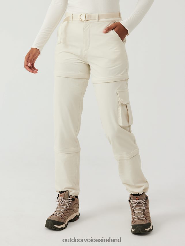 Clothing IE Outdoor Voices Women RecTrek Zip-Off Pant Bone HNT0ZV15