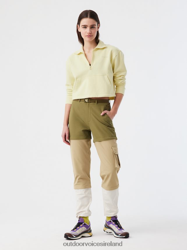 Clothing IE Outdoor Voices Women RecTrek Zip-Off Pant Kelp/Khaki/Bone HNT0ZV17